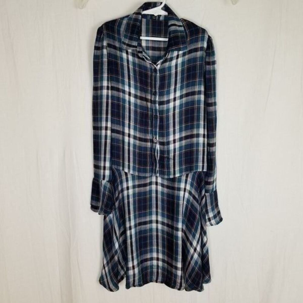 Art Class Blue Plaid Dress